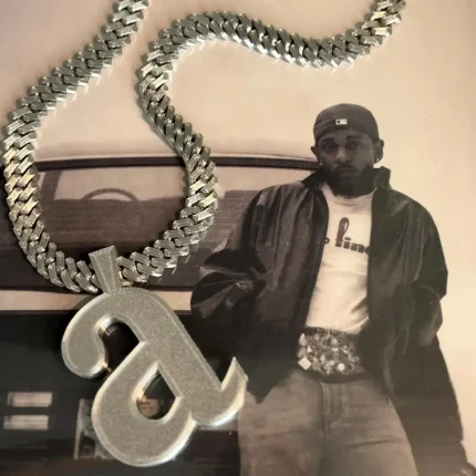 Kendrick Lamar A Minor Necklace Hip Hop Costume Chain (1)