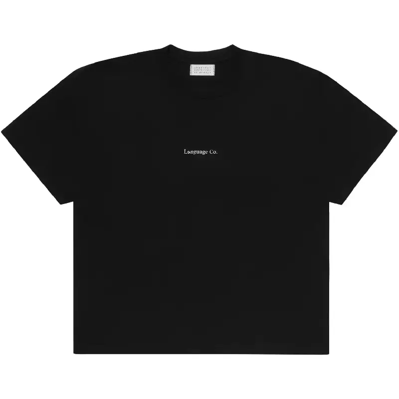 Language T Shirt Black (1) Language T Shirt Black (1)