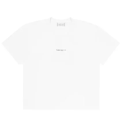 Language T Shirt White