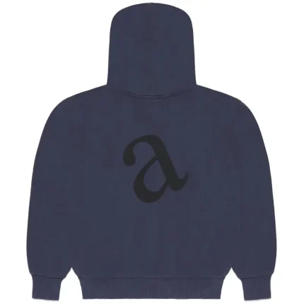 New PMirror Language Co. Washed Navy Hoodieroject (1)