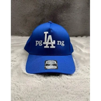 PGLANG Blue Dodgers Blue Kendrick Lamar Custom Hat