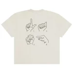 Sign Language Distressed T Shirt (1)