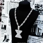 ced Out X Pendant Necklace Hip Hop Jewelry, Kendrick Lamar Inspired (2)