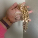 hunky Acrylic Initial Necklace Silver 'A' Pendant, 24 inch Chain A Minor Kendrick Lamar Inspired (4)